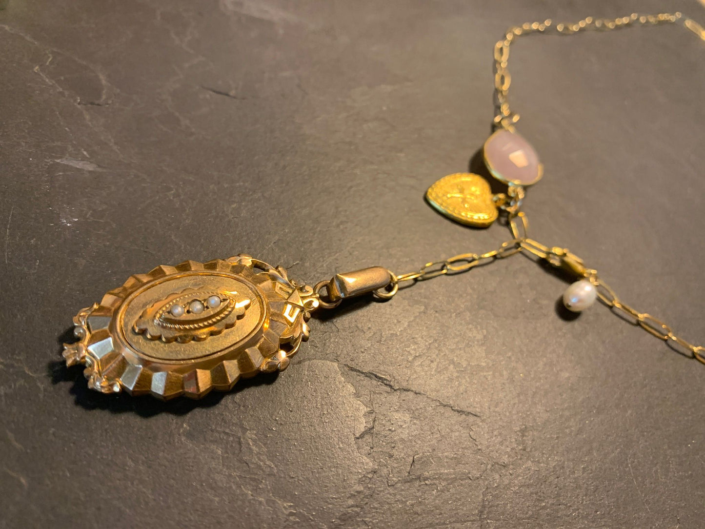 Bliss Paris Necklace Secret Medaillon From The 40s