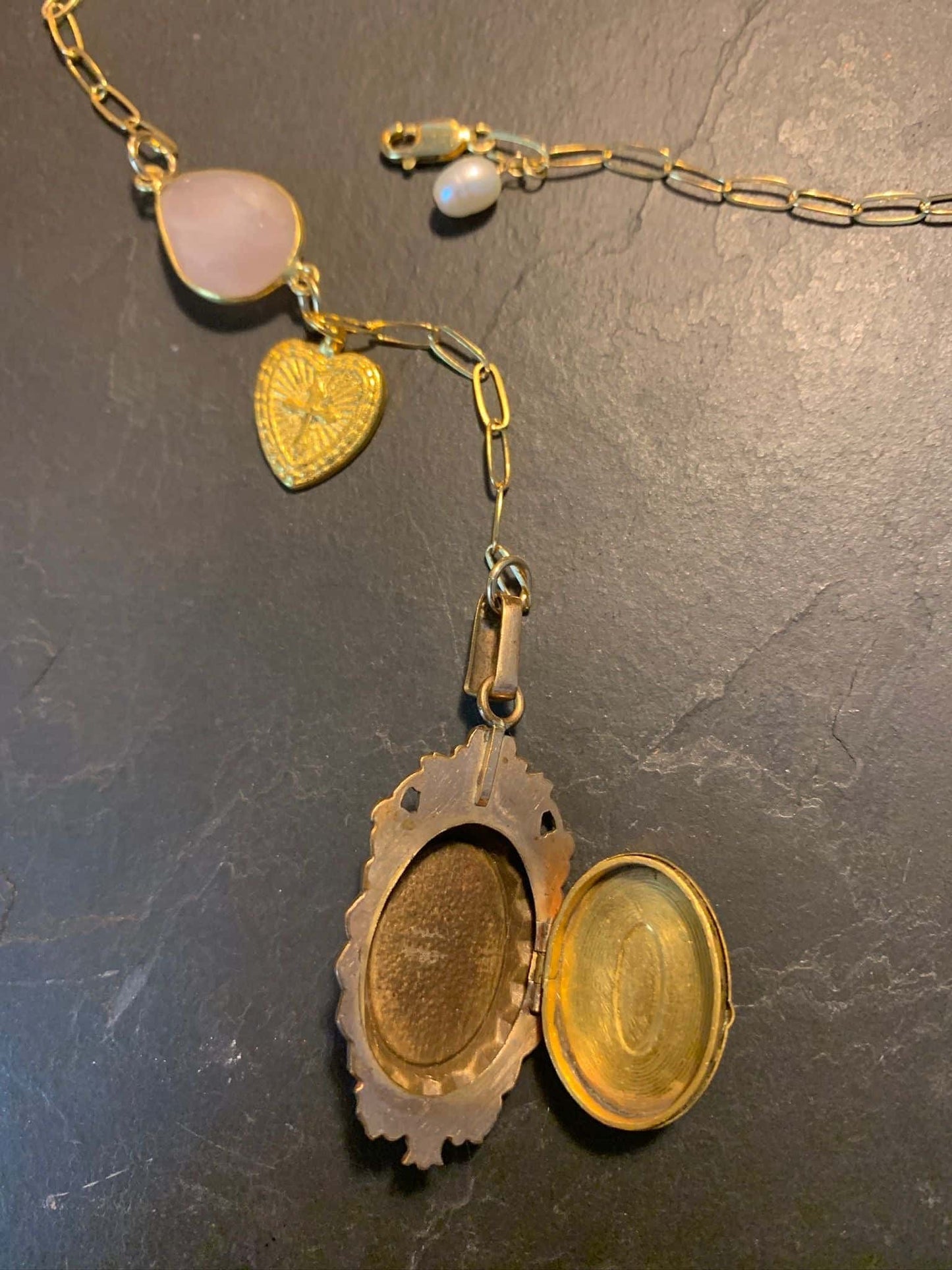 Bliss Paris Necklace Secret Medaillon From The 40s