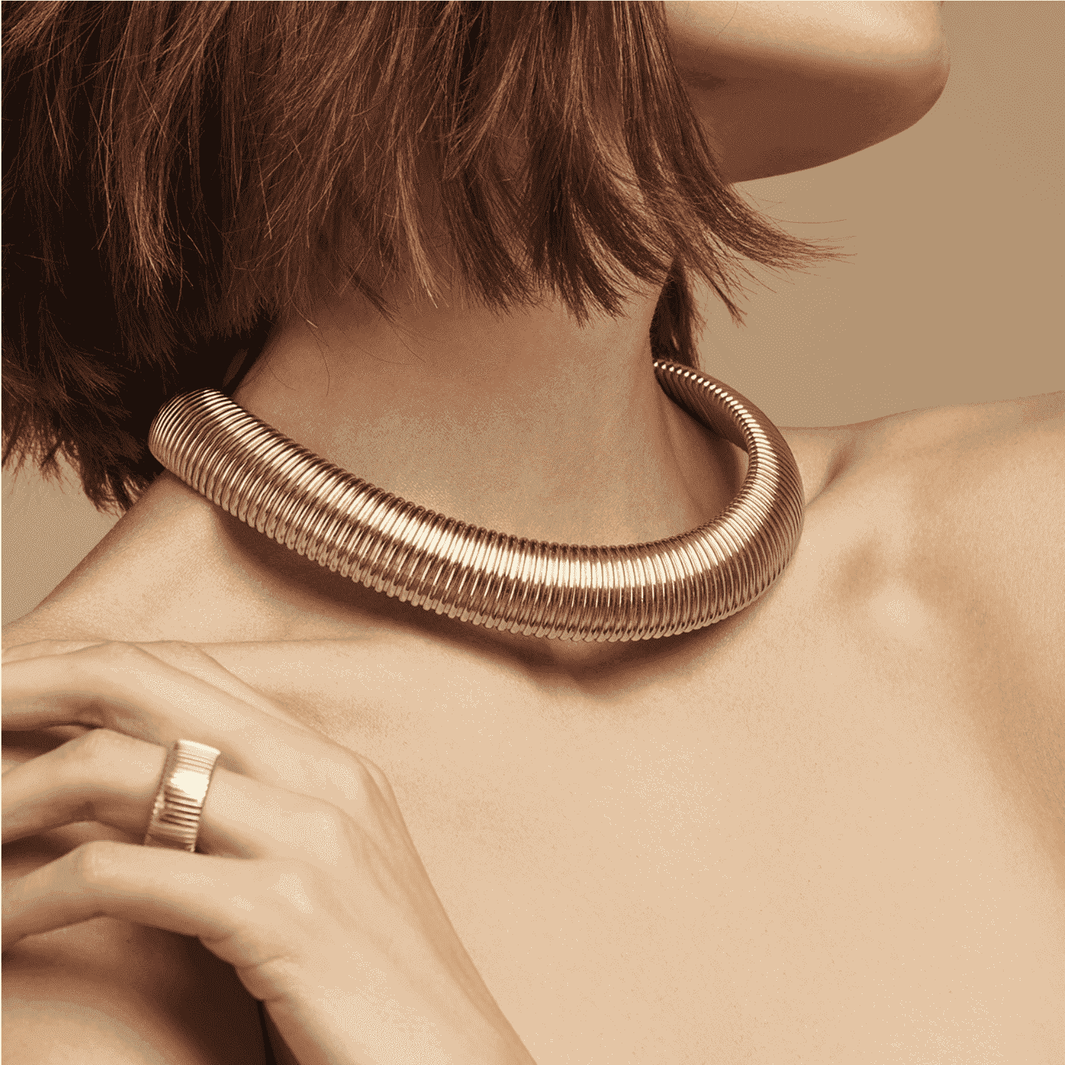 Gas Bijoux - Aida necklace gold plated Gas Bijoux