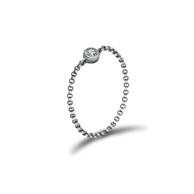 Monarosa Fine Jewellery - Romy Chain Ring Monarosa Fine Jewellery