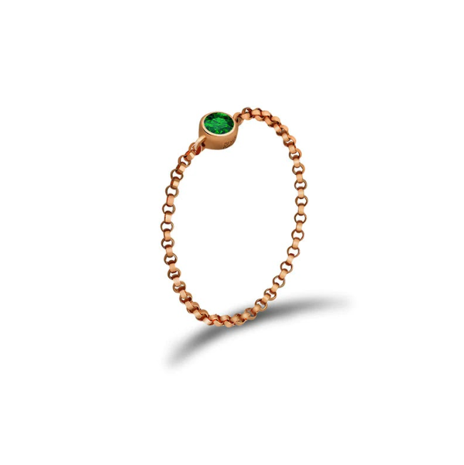Monarosa Fine Jewellery - Romy Chain Ring Monarosa Fine Jewellery