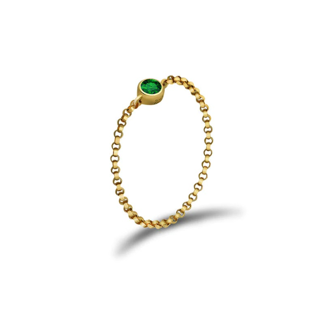 Monarosa Fine Jewellery - Romy Chain Ring Monarosa Fine Jewellery