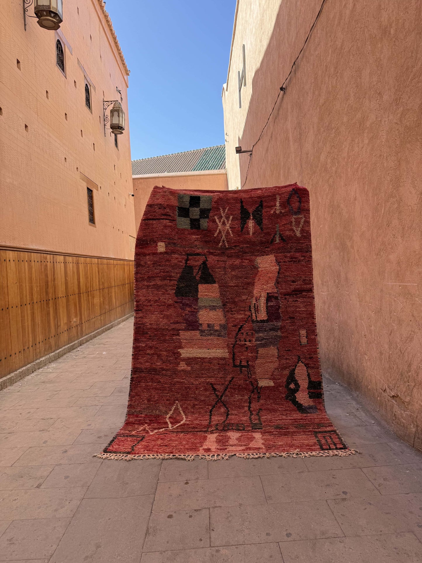 Boudjaa Rug Red 1