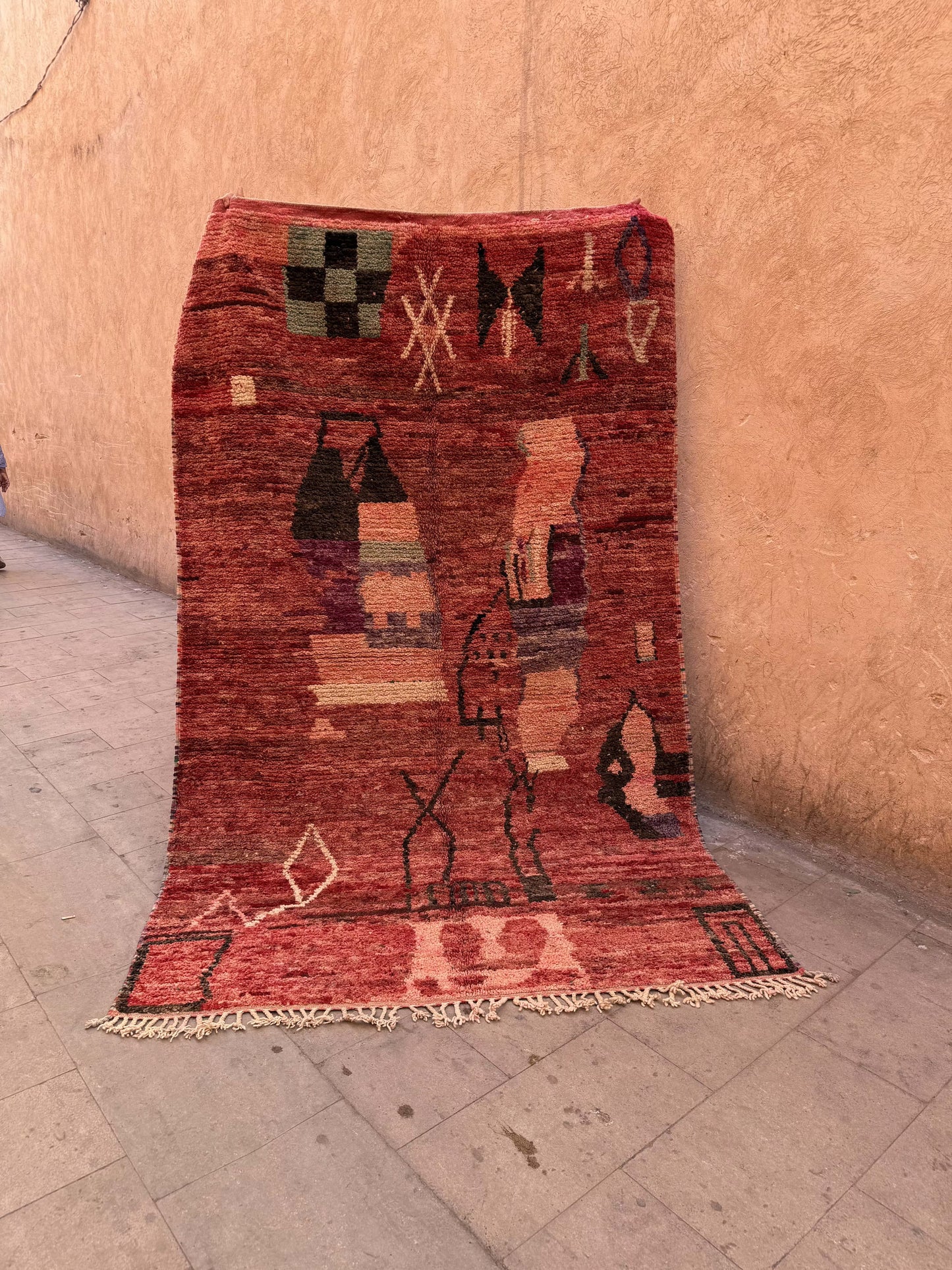 Boudjaa Rug Red 1