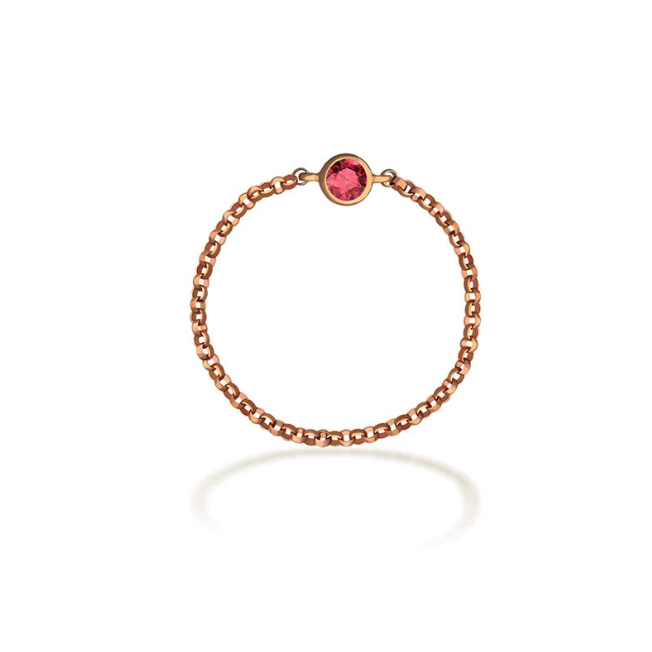 Monarosa Fine Jewellery - Romy Chain Ring Monarosa Fine Jewellery