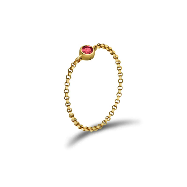 Monarosa Fine Jewellery - Romy Chain Ring Monarosa Fine Jewellery