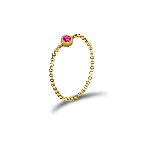 Monarosa Fine Jewellery - Romy Chain Ring Monarosa Fine Jewellery
