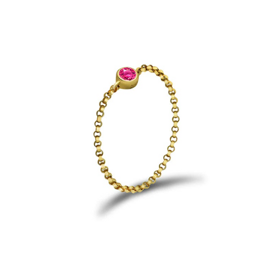 Monarosa Fine Jewellery - Romy Chain Ring Monarosa Fine Jewellery