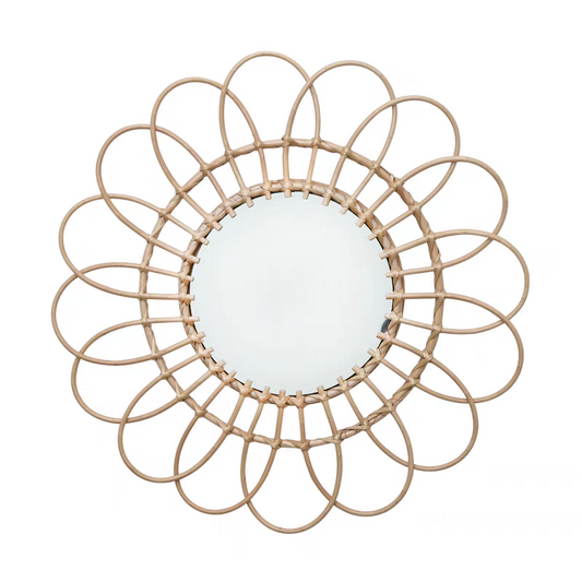 Wooden Bamboo - Flower and Sun Shape