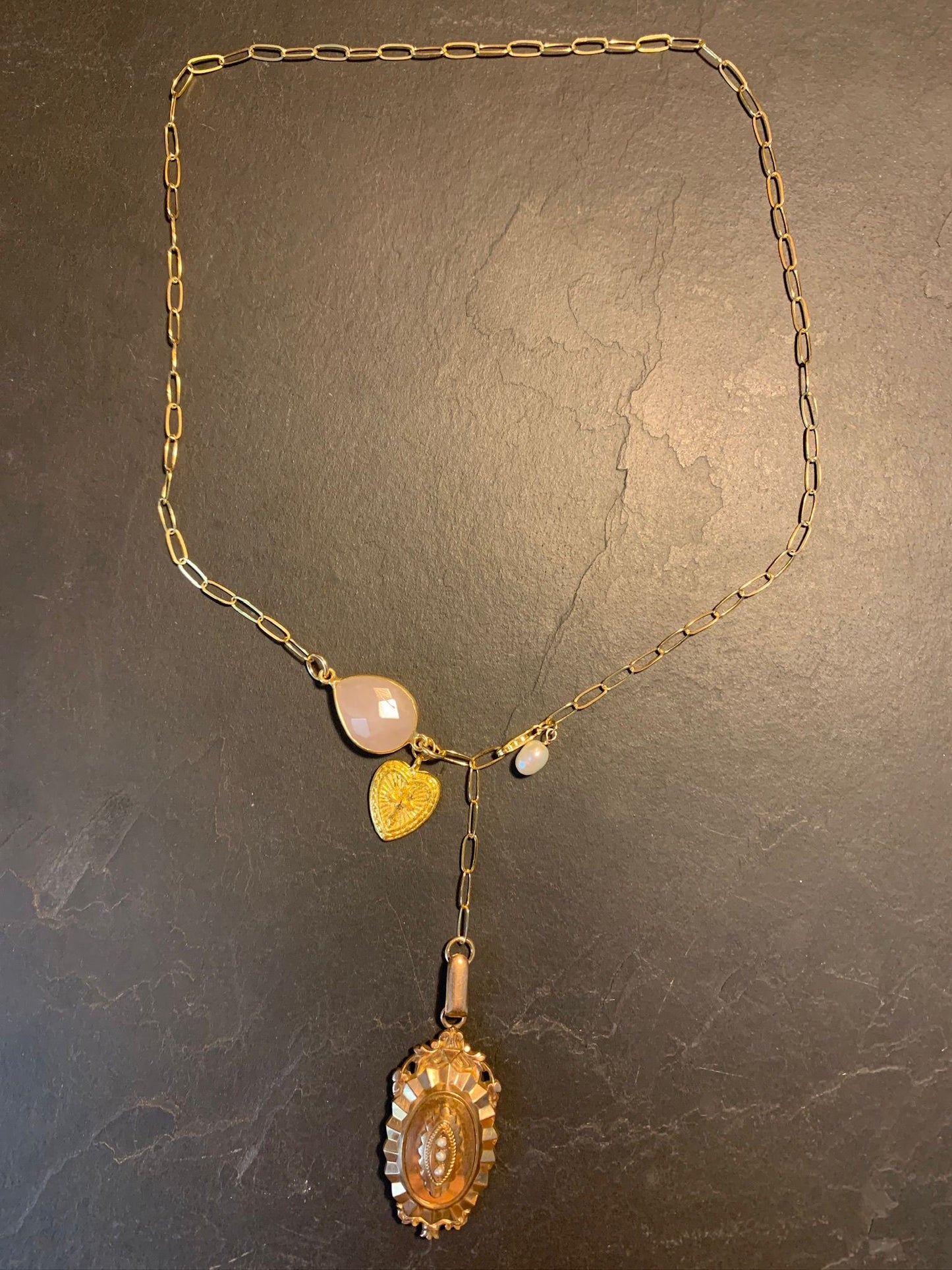 Bliss Paris Necklace Secret Medaillon From The 40s