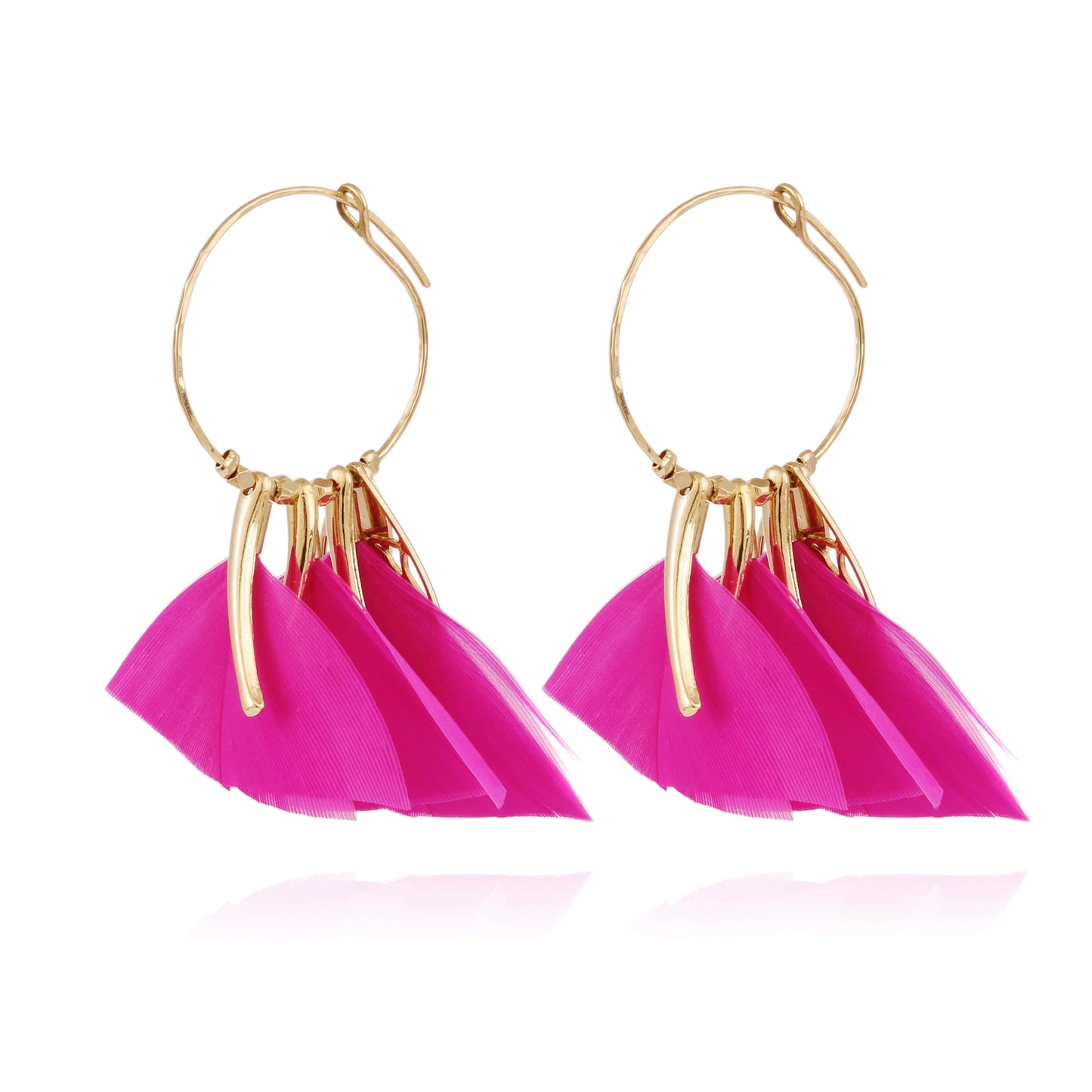 Gas Bijoux - Marly hoop earrings gold plated