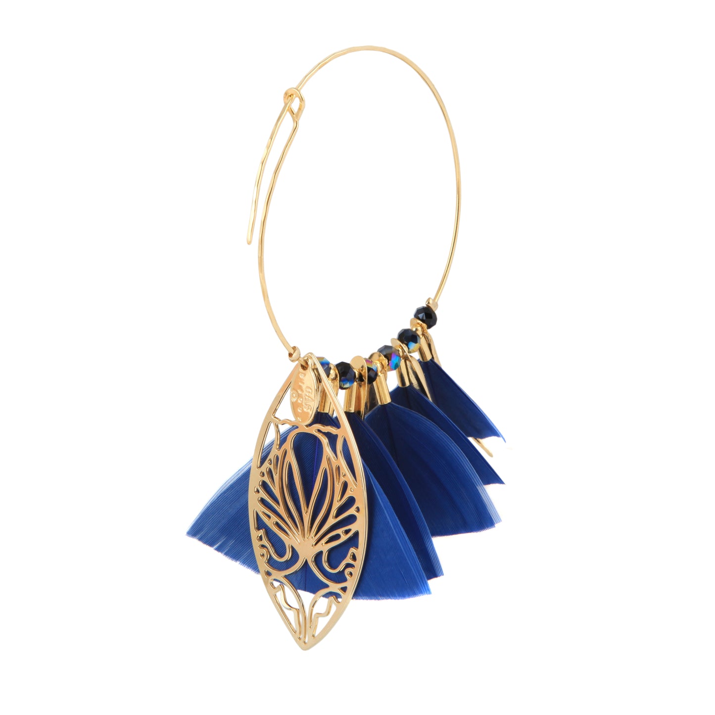 Gas Bijoux - Marly hoop earrings gold Gas Bijoux