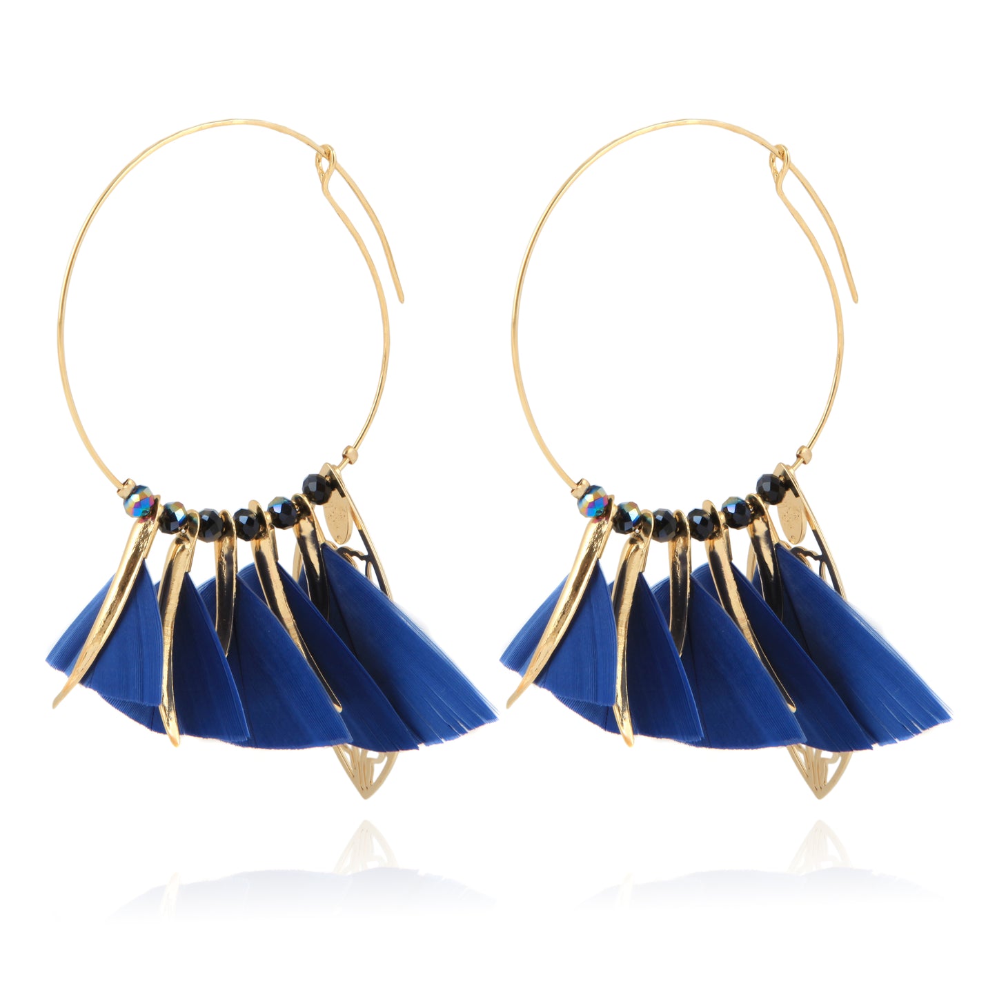 Gas Bijoux - Marly hoop earrings gold Gas Bijoux