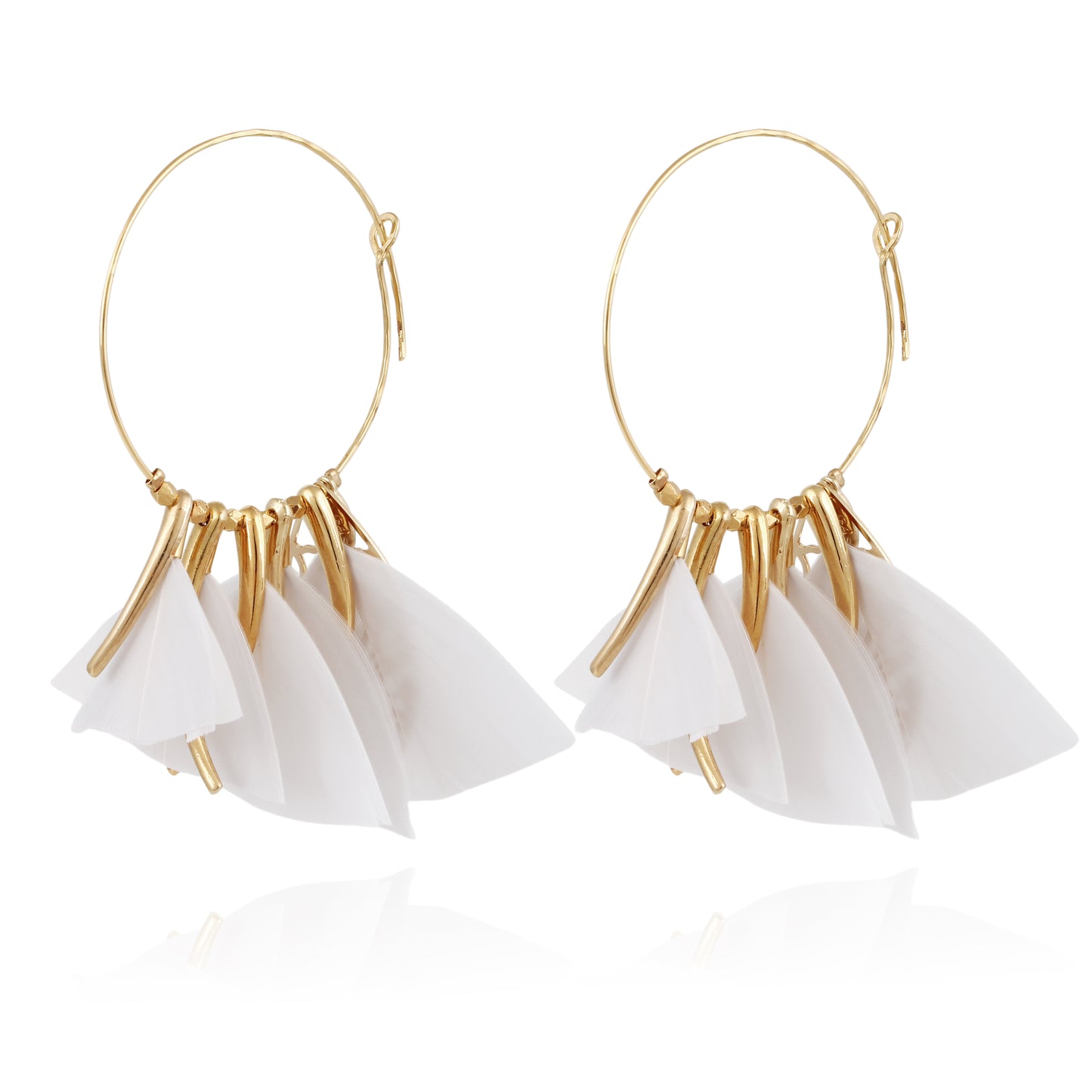 Gas Bijoux - Marly hoop earrings gold plated