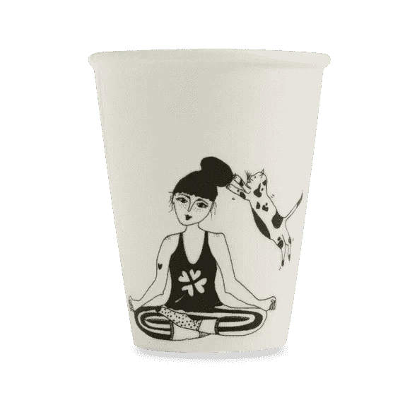 Helen B - Cup Zen With Cats Helen B