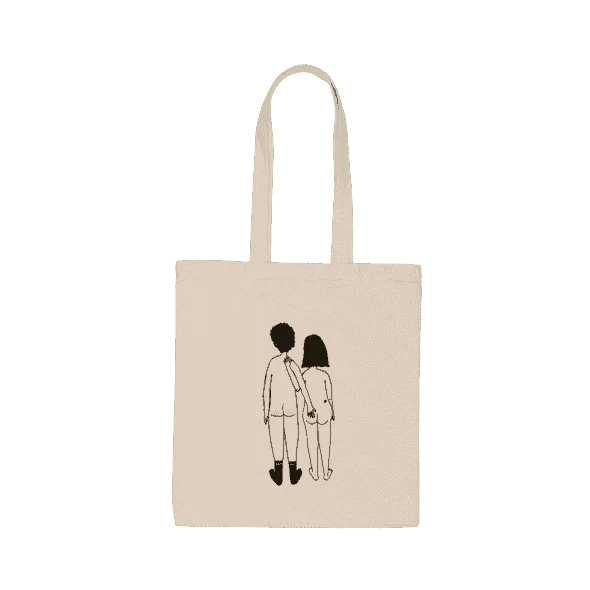 Helen B - Tote Bag Couple Naked Back Helen B
