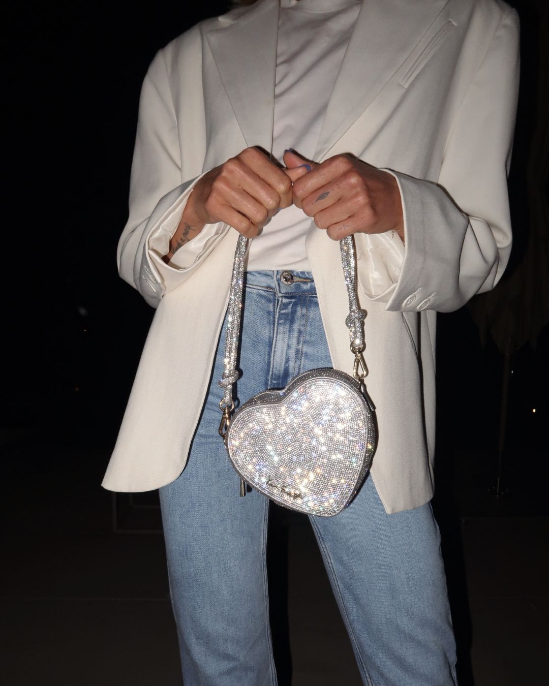 WEAT - Midi Heart Bag Crystal