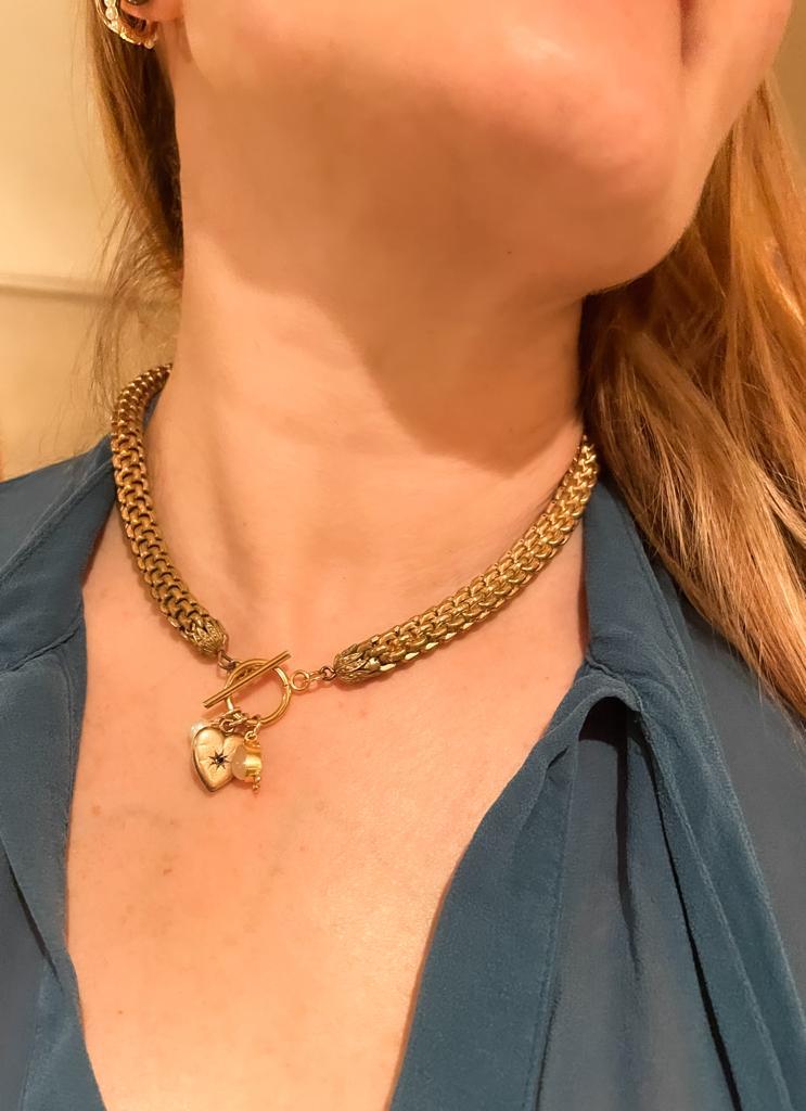 Bliss - Antique Mesh Necklace