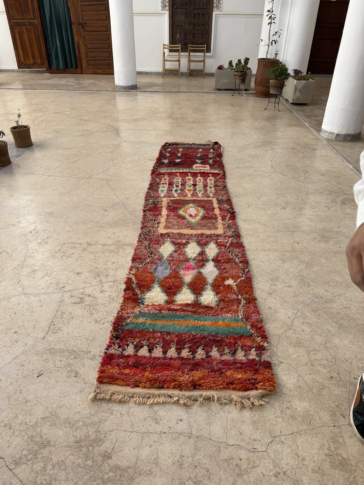 Boudjaa Corridor rug Red 2