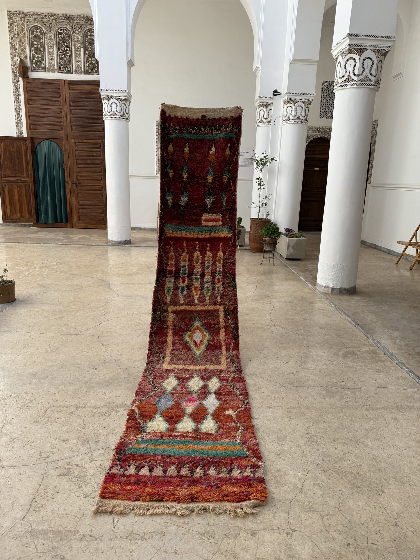 Boudjaa Corridor rug Red 2