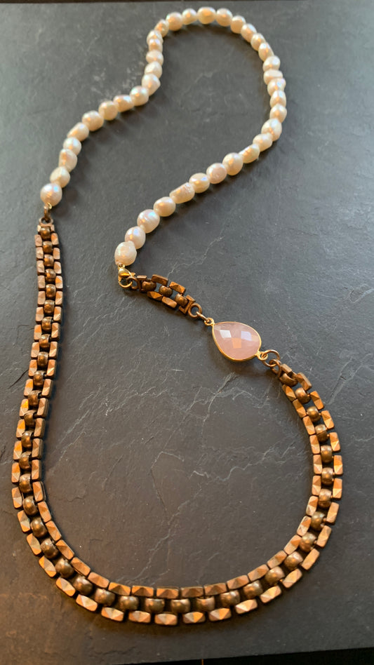 Bliss - Baroque Freshwater Pearls Necklace