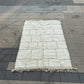 Beni Ouarain rug white color 7