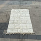 Beni Ouarain rug white color 7