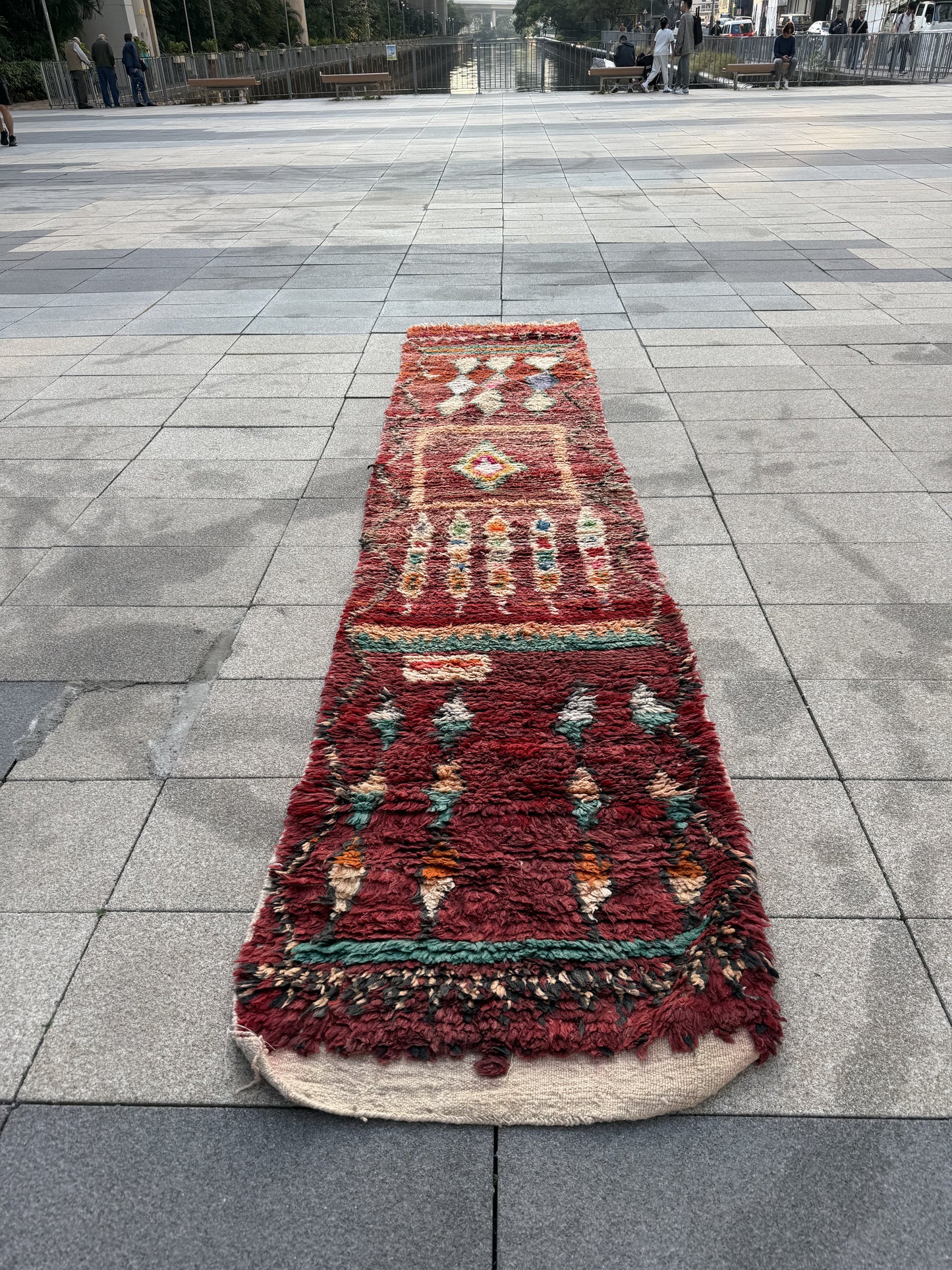 Boudjaa Corridor rug Red 2