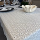 Table Napkin Lace & Embrodery white