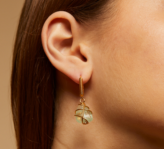 Gas Bijoux - Tao Rainbow earrings gold Gas Bijoux